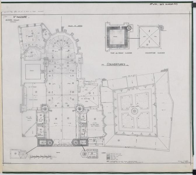 Plan des couvertures.