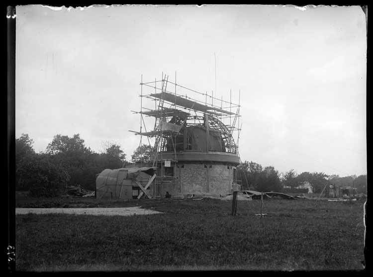 Coupole de l’observatoire en restauration