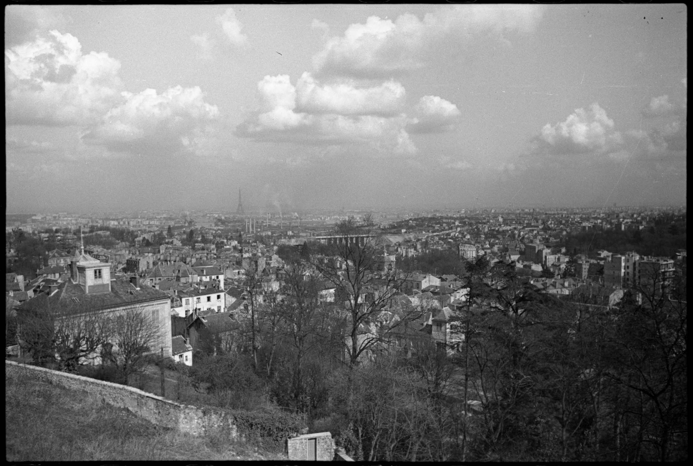 Première terrasse de l’observatoire : panorama sur la ville de Paris