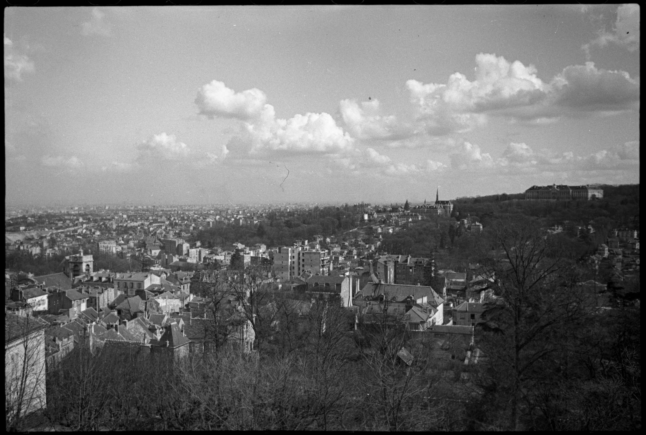 Première terrasse de l’observatoire : panorama sur la ville de Clamart