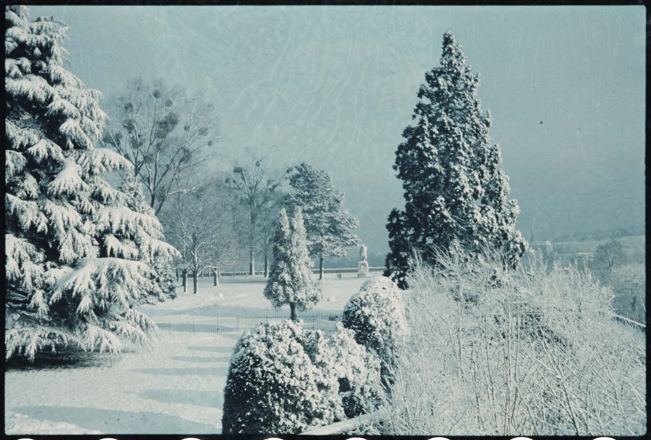 Neige : première terrasse de l’observatoire