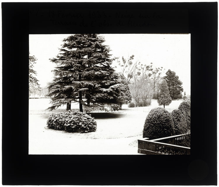 Terrasse enneigée