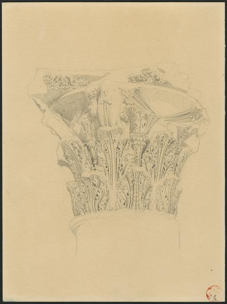 Dessin : [Chapiteau antique]