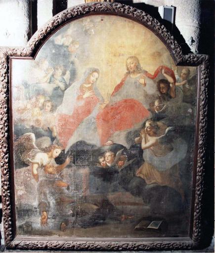 tableau : Le Christ et la Vierge apparaissant à saint François, huile sur toile, par Daniel Hallé, 1671 - © Ministère de la Culture (France), Médiathèque du patrimoine et de la photographie (objets mobiliers), tous droits réservés