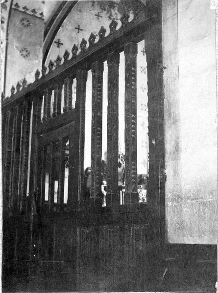 clôture de la chapelle latérale sud, vue partielle - © Ministère de la Culture (France), Médiathèque du patrimoine et de la photographie (objets mobiliers), tous droits réservés