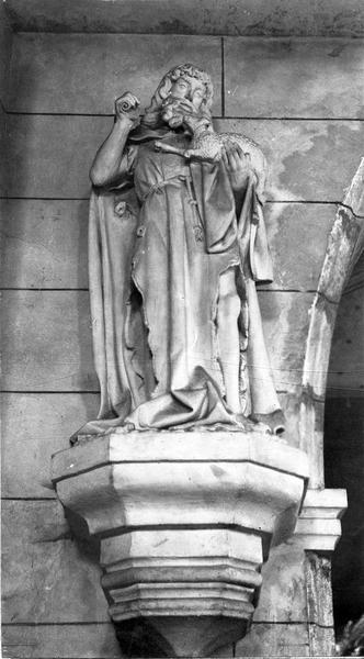 statue : saint Jean-Baptiste, vue générale