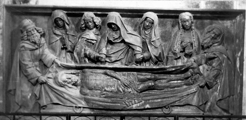 bas-relief : la Mise au tombeau, vue générale - © Ministère de la Culture (France), Médiathèque du patrimoine et de la photographie (objets mobiliers), tous droits réservés