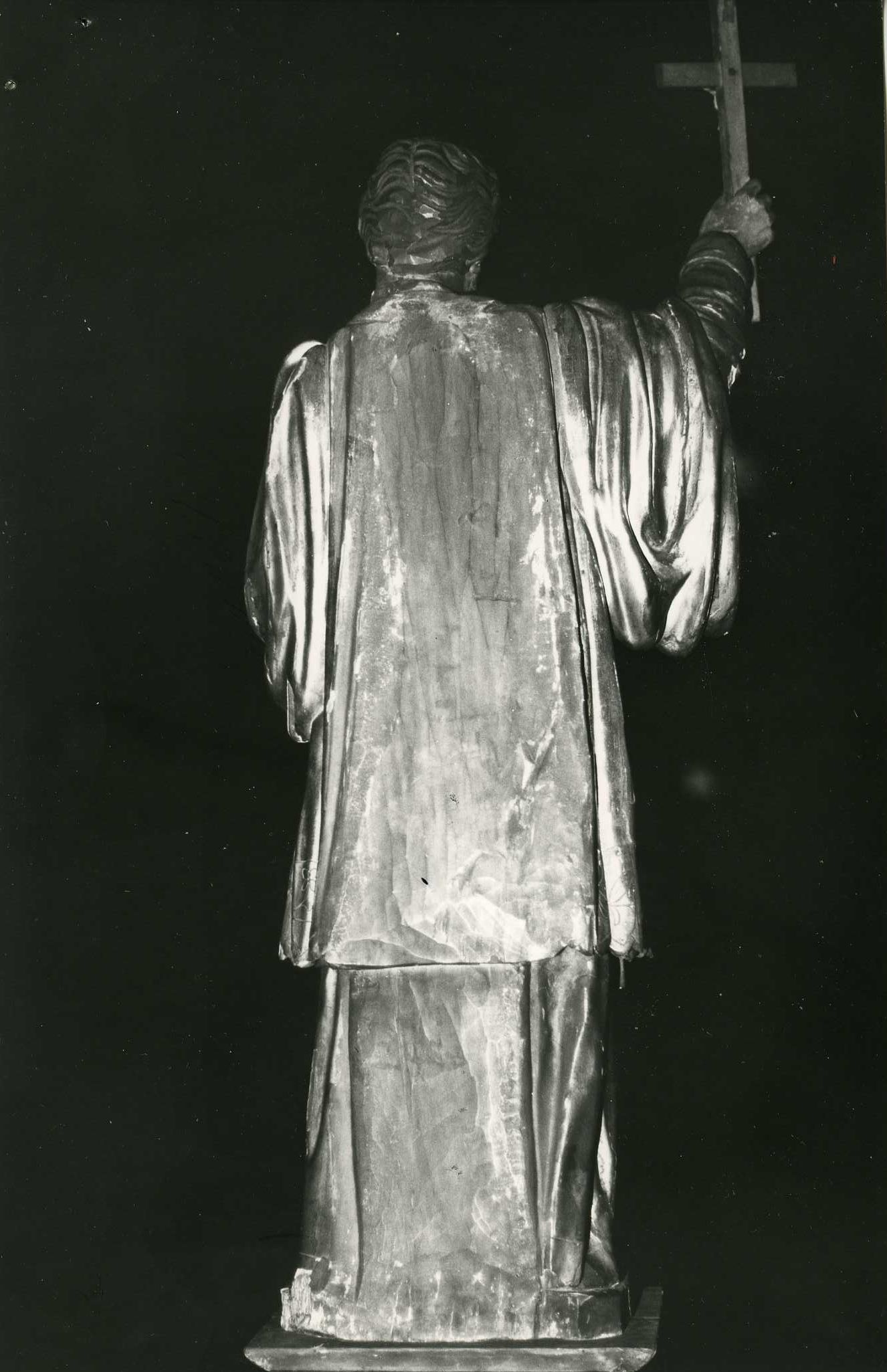 statue : Saint François-Xavier, revers, vue générale