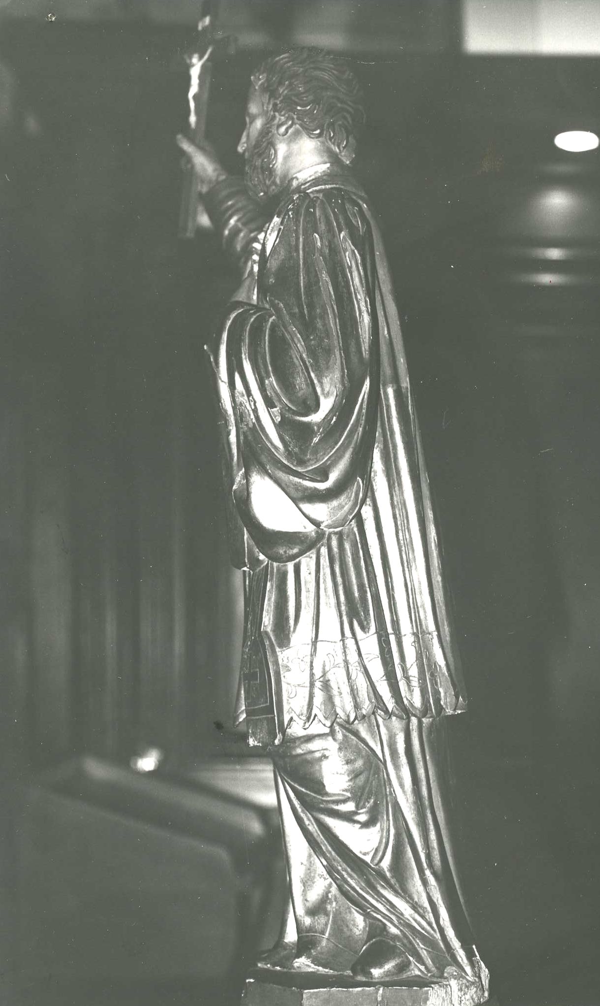 statue : Saint François-Xavier, profil gauche, vue générale