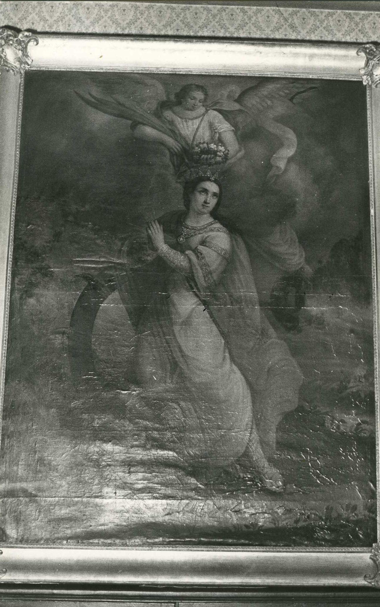 tableau : Sainte Catherine couronnée par un ange, vue générale - © Ministère de la Culture (France), Médiathèque du patrimoine et de la photographie, diffusion RMN-GP