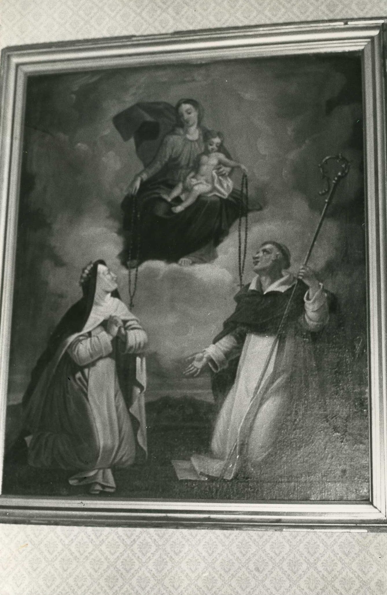 tableau : Vierge à l'Enfant avec saint Dominique et sainte Catherine de Sienne, vue générale - © Ministère de la Culture (France), Médiathèque du patrimoine et de la photographie, diffusion RMN-GP