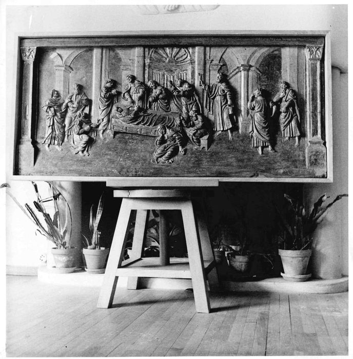 bas-relief : Dormition de la Vierge