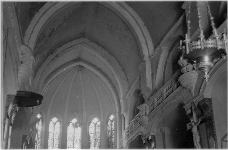 Intérieur : voûte du choeur