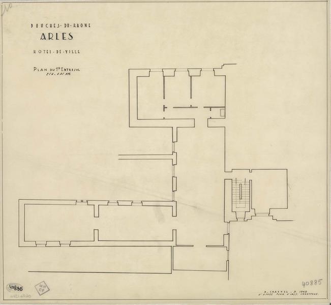 Plan du premier entresol