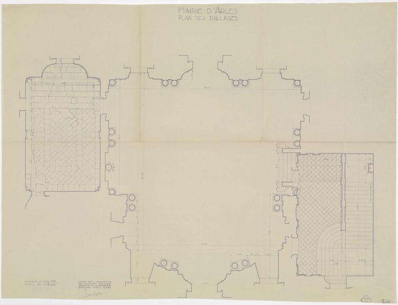 Plan des dallages