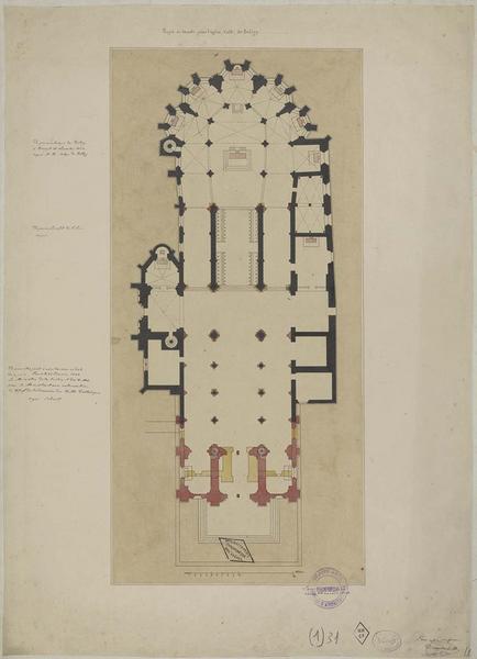 Projet de façade. Plan