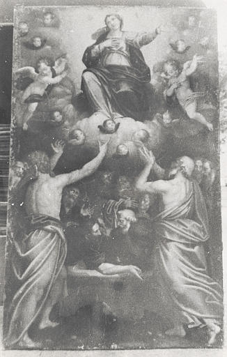 tableau : Assomption de la Vierge (l') - © Ministère de la Culture (France), Médiathèque du patrimoine et de la photographie (objets mobiliers), tous droits réservés