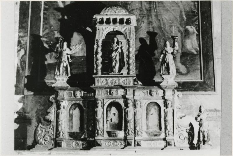 tabernacle, statuettes, vue générale