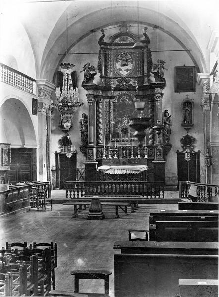 retable du maître-autel de l'ancienne chapelle détruite Saint-Maurice, vue générale - © Ministère de la Culture (France), Médiathèque du patrimoine et de la photographie (objets mobiliers), tous droits réservés