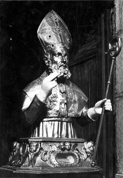 buste-reliquaire : saint Julien, vue générale