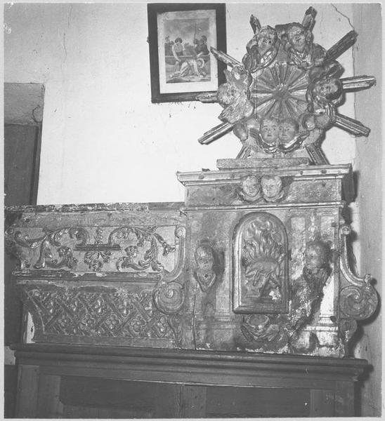 gradin d'autel, tabernacle
