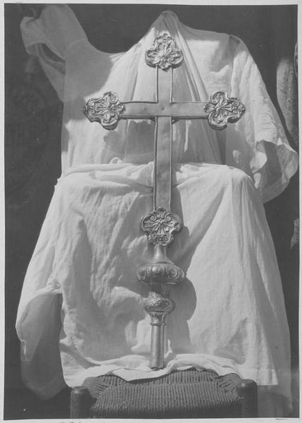 croix de procession, revers