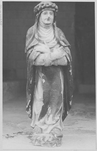 statue : sainte Rose de Lima - © Ministère de la Culture (France), Médiathèque du patrimoine et de la photographie (objets mobiliers), tous droits réservés