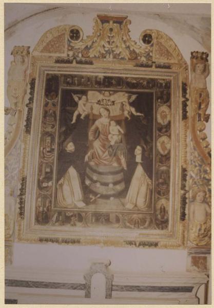 retable, tableau : la Donation du rosaire - © Ministère de la Culture (France), Médiathèque du patrimoine et de la photographie, diffusion RMN-GP