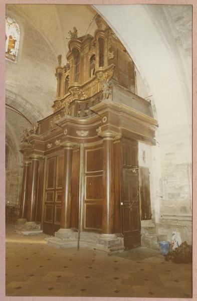 orgue de tribune : buffet d'orgue, avant restauration