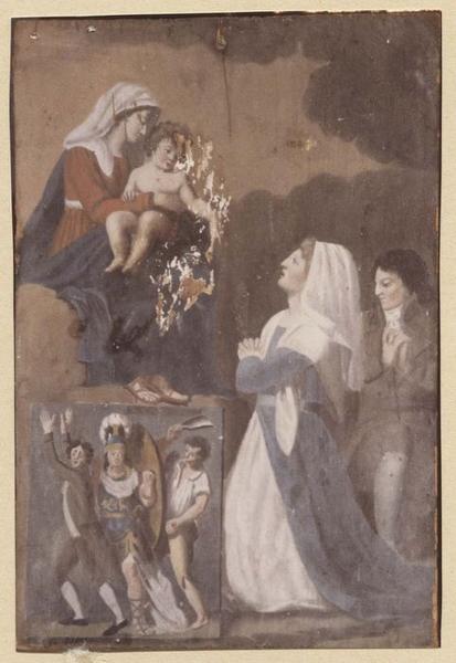 ex-voto dédié à la Vierge et à saint Pancrace, vue générale - © Ministère de la Culture (France), Médiathèque du patrimoine et de la photographie (objets mobiliers), tous droits réservés