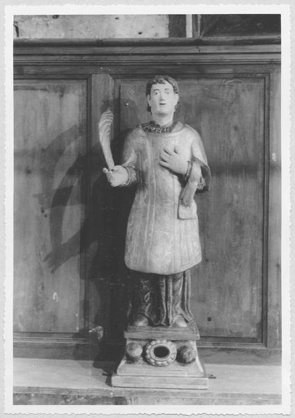 Statue-reliquaire d'un saint prêtre martyr