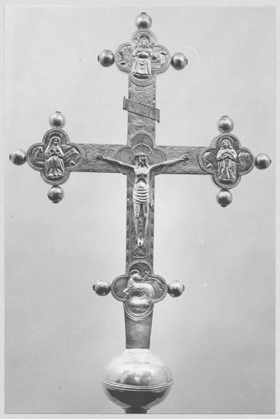 croix de procession, avers