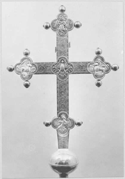 croix de procession, revers