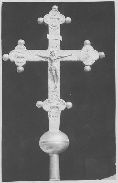 croix de procession, avers