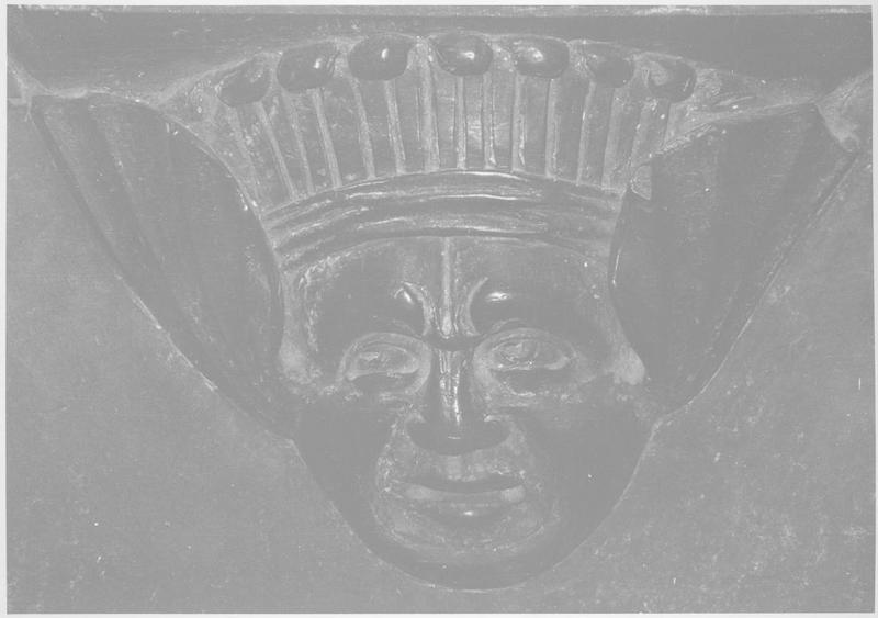 stalles, détail de masque (miséricorde) - © Ministère de la Culture (France), Médiathèque du patrimoine et de la photographie (objets mobiliers), tous droits réservés