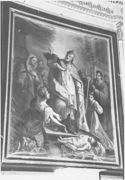 tableau : Miracle de l'enfant ressuscité par saint Maxime - © Ministère de la Culture (France), Médiathèque du patrimoine et de la photographie (objets mobiliers), tous droits réservés