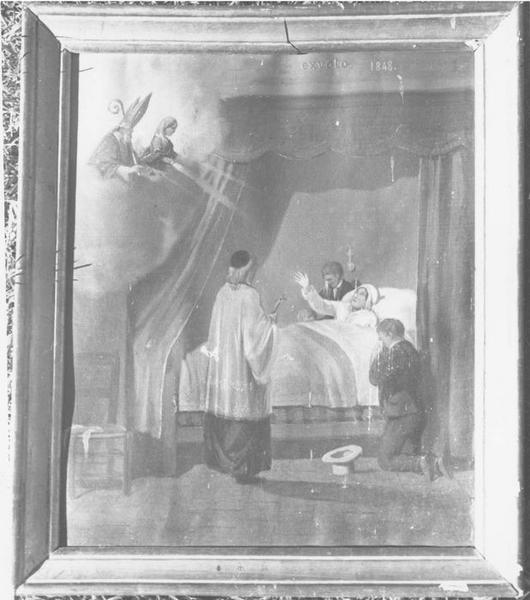 tableau ex-voto dédié à un saint évêque - © Ministère de la Culture (France), Médiathèque du patrimoine et de la photographie (objets mobiliers), tous droits réservés
