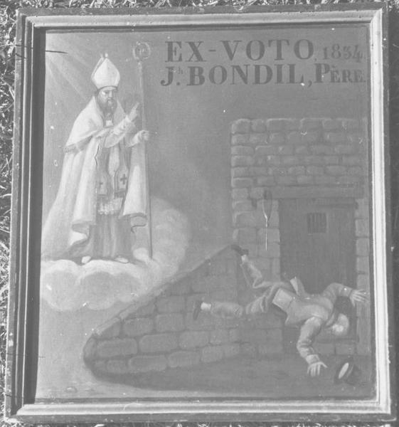 ex-voto : chute - © Ministère de la Culture (France), Médiathèque du patrimoine et de la photographie (objets mobiliers), tous droits réservés