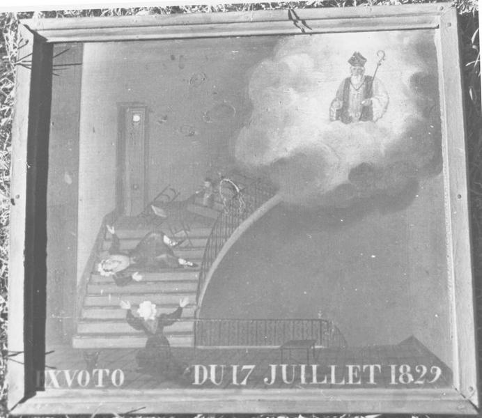 ex-voto : chute - © Ministère de la Culture (France), Médiathèque du patrimoine et de la photographie (objets mobiliers), tous droits réservés