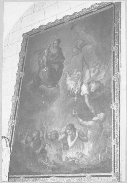 tableau, cadre : Vierge rédemptrice avec les âmes du purgatoire - © Ministère de la Culture (France), Médiathèque du patrimoine et de la photographie (objets mobiliers), tous droits réservés