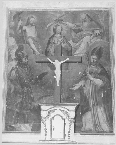 tableau : le Couronnement de la Vierge