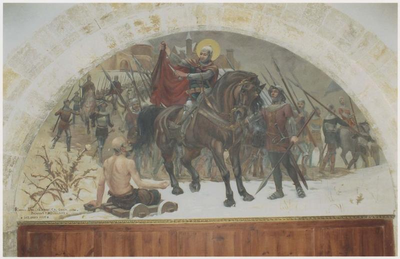 tableau : Charité de saint Martin