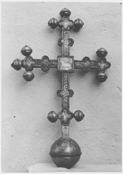 croix de procession, revers