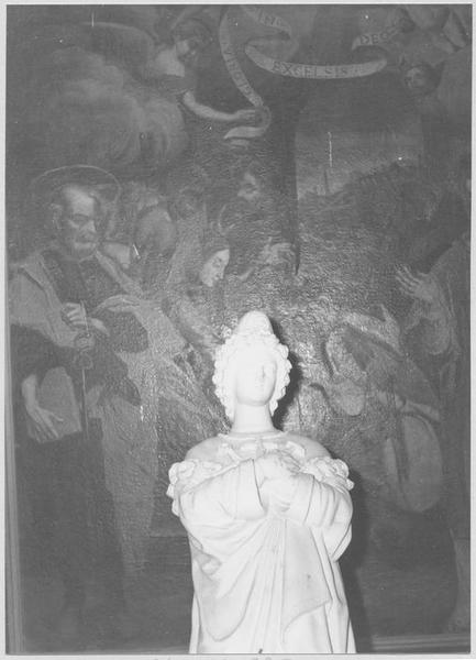 tableau : l'Adoration des bergers, détail