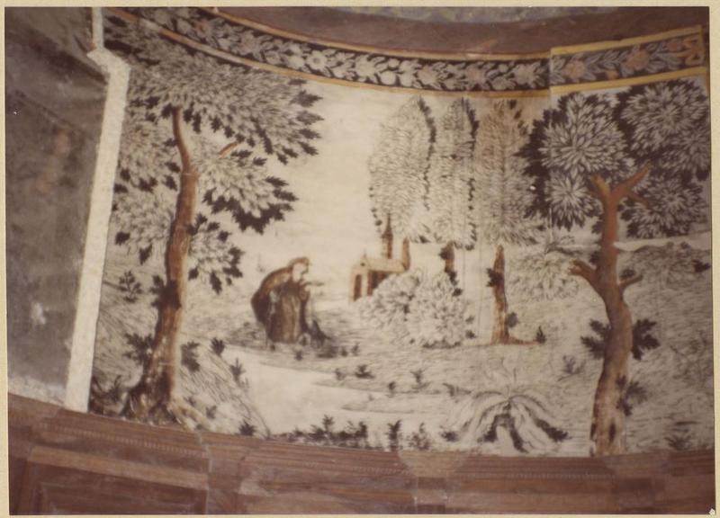 peintures monumentales : saint Jean-Baptiste, saint Antoine Ermite, verdures - © Ministère de la Culture (France), Médiathèque du patrimoine et de la photographie (objets mobiliers), tous droits réservés