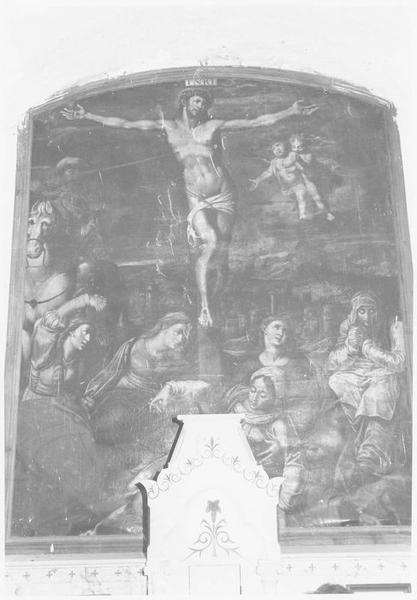 tableau : la Crucifixion - © Ministère de la Culture (France), Médiathèque du patrimoine et de la photographie (objets mobiliers), tous droits réservés
