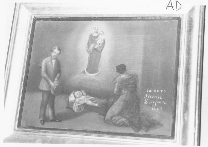 ex-voto : Marie Seignon 1862