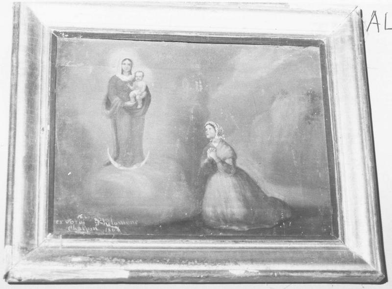 ex-voto : Philomène Charpin 1864