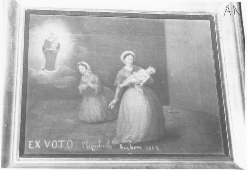 ex-voto : Elisabeth Siribon 1862