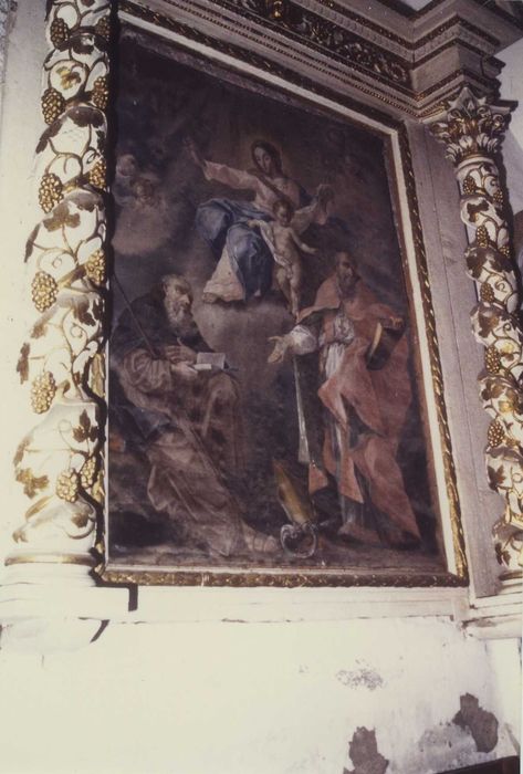 tableau : Saint Antoine et saint Augustin, vue générale